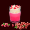 🍓SWEET BERRY❤️ Lumânare parfumată decorativă, ceară naturală handmade
