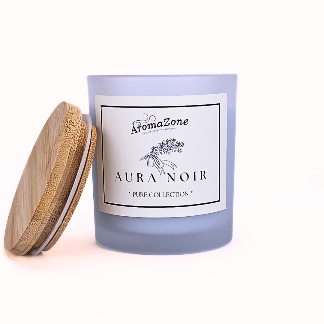 🪻AURA NOIR🍓 Lumânare parfumată decorativă, ceară naturală handmade - Lavandă, Fructe Roșii