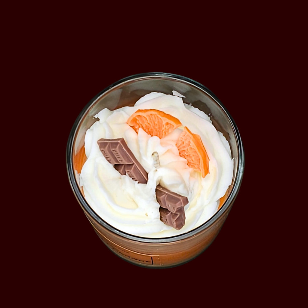 🍊SWEET ORANGE🍰 Lumânare parfumată decorativă, ceară naturală handmade