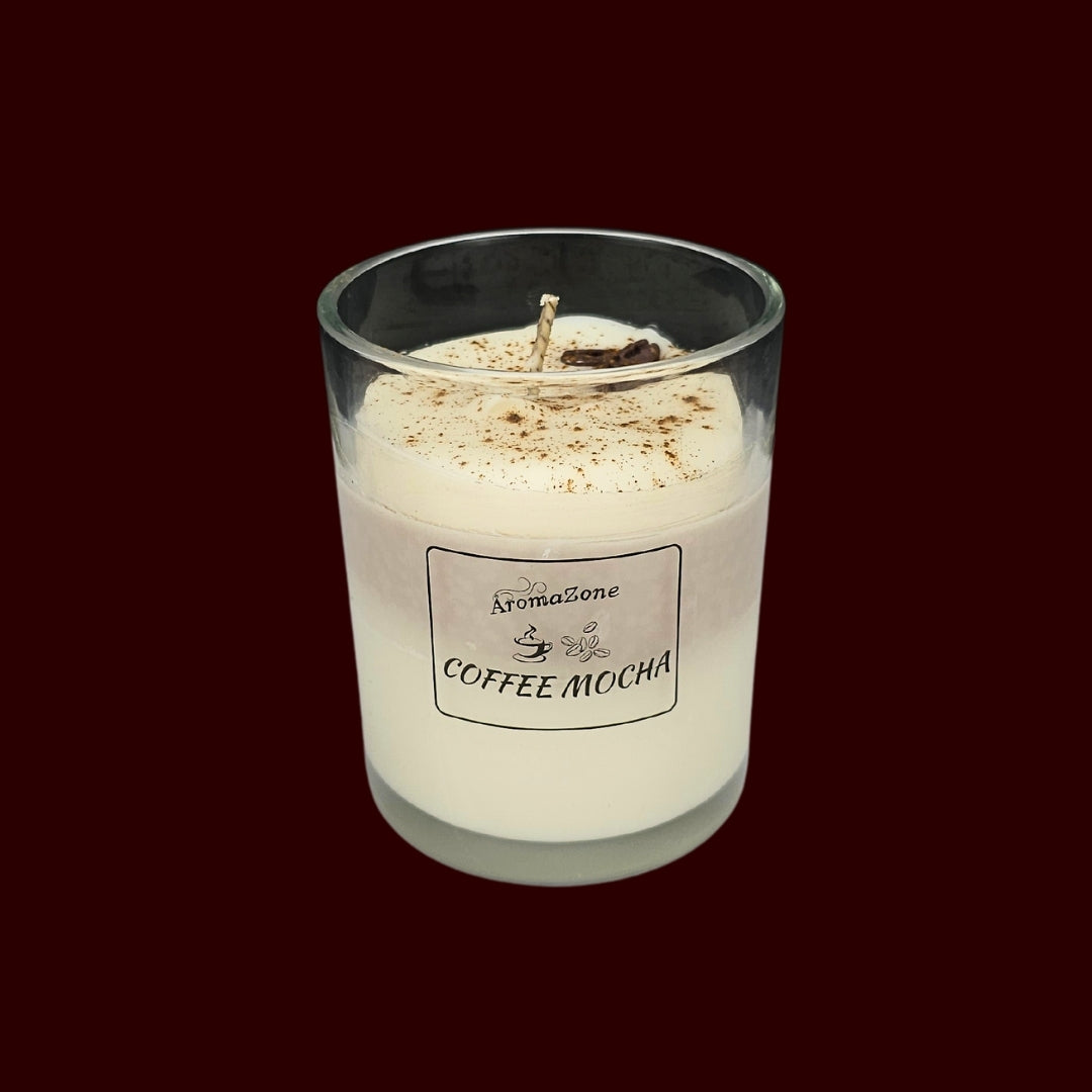 ☕COFFEE MOCHA🍪 Lumânare parfumată decorativă, ceară naturală handmade