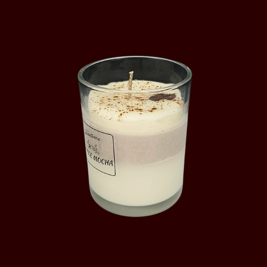 ☕COFFEE MOCHA🍪 Lumânare parfumată decorativă, ceară naturală handmade