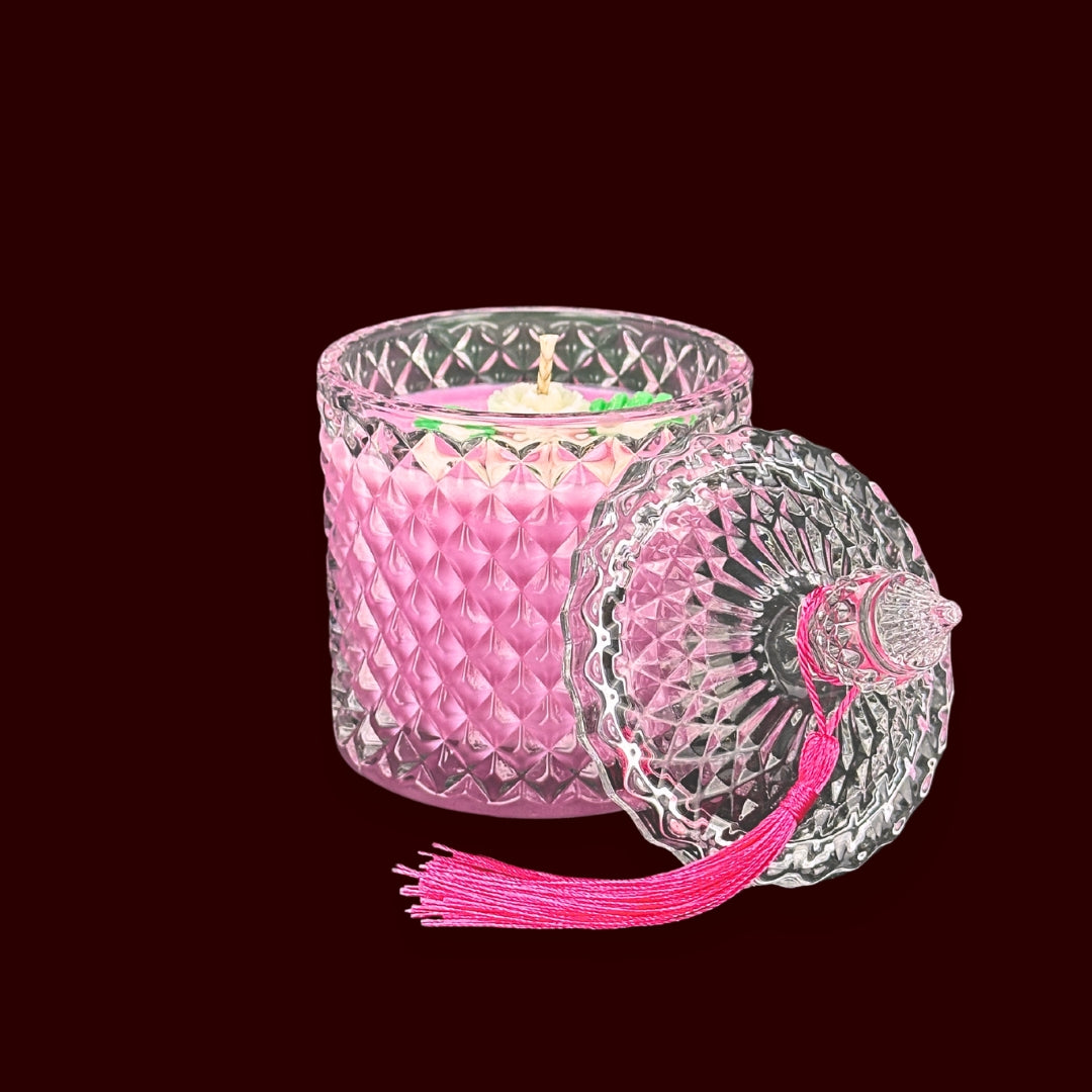🌹ROSE SPICE♨️ Lumânare parfumată decorativă, ceară naturală handmade