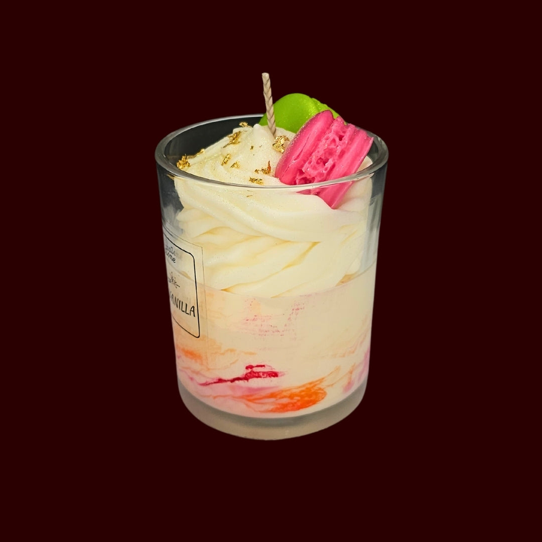 🍦SWEET VANILLA🍡 Lumânare parfumată decorativă, ceară naturală handmade