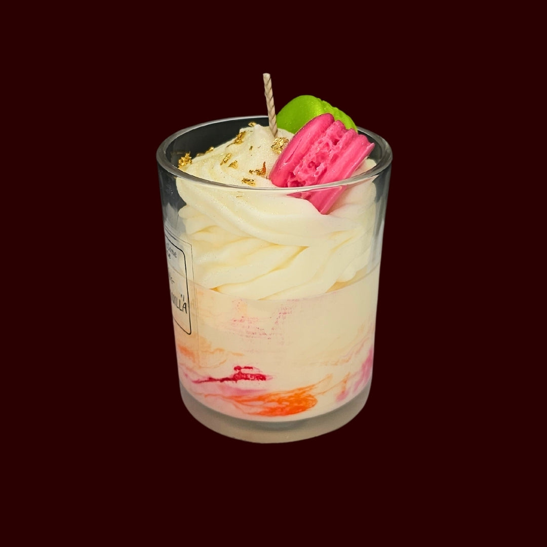 🍦SWEET VANILLA🍡 Lumânare parfumată decorativă, ceară naturală handmade
