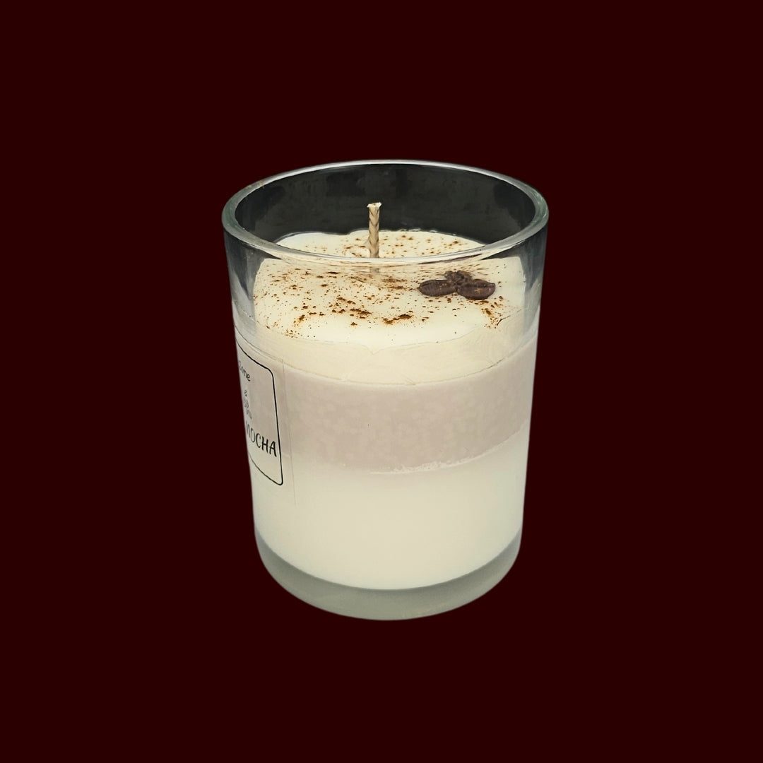 ☕COFFEE MOCHA🍪 Lumânare parfumată decorativă, ceară naturală handmade