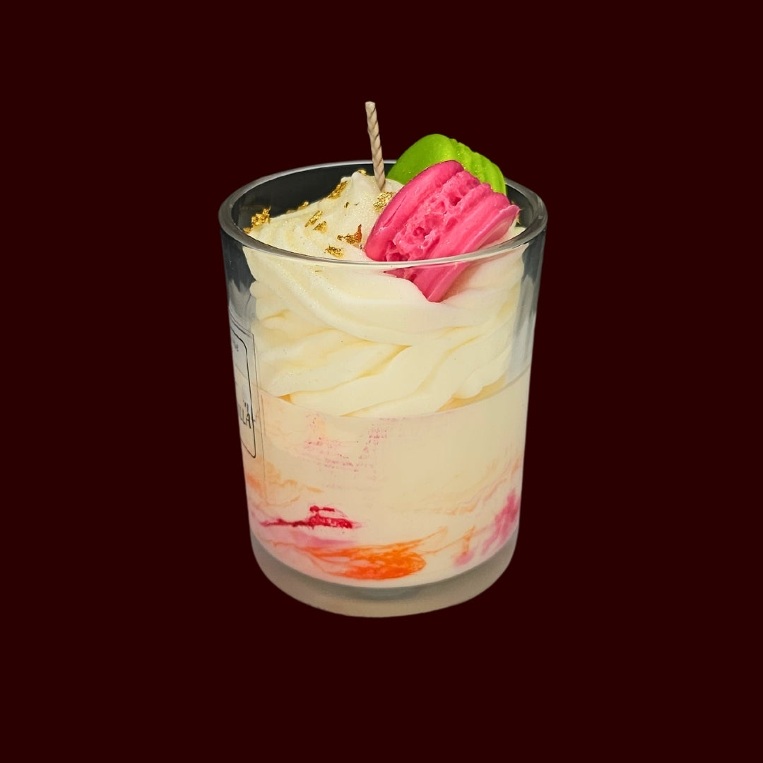 🍦SWEET VANILLA🍡 Lumânare parfumată decorativă, ceară naturală handmade