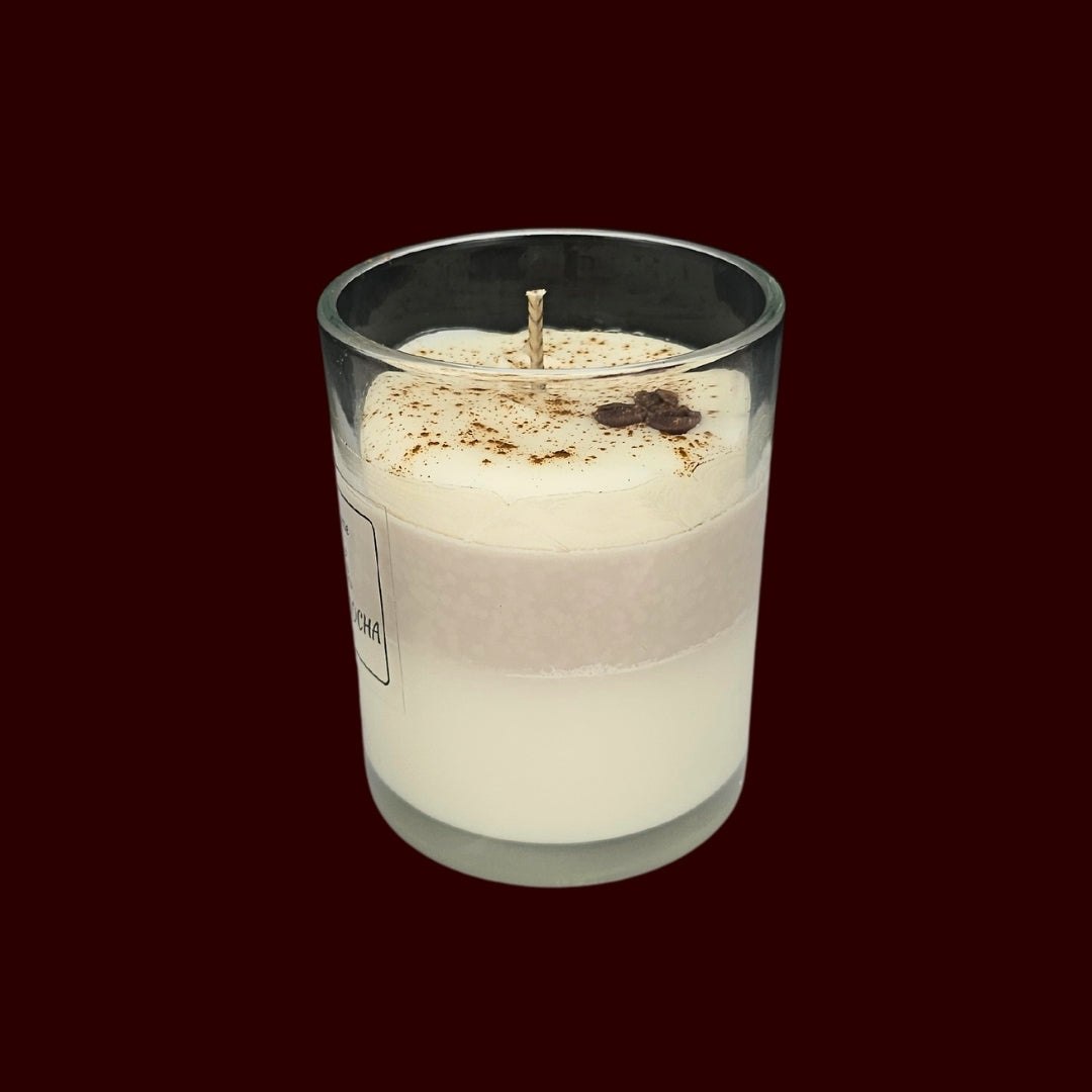 ☕COFFEE MOCHA🍪 Lumânare parfumată decorativă, ceară naturală handmade