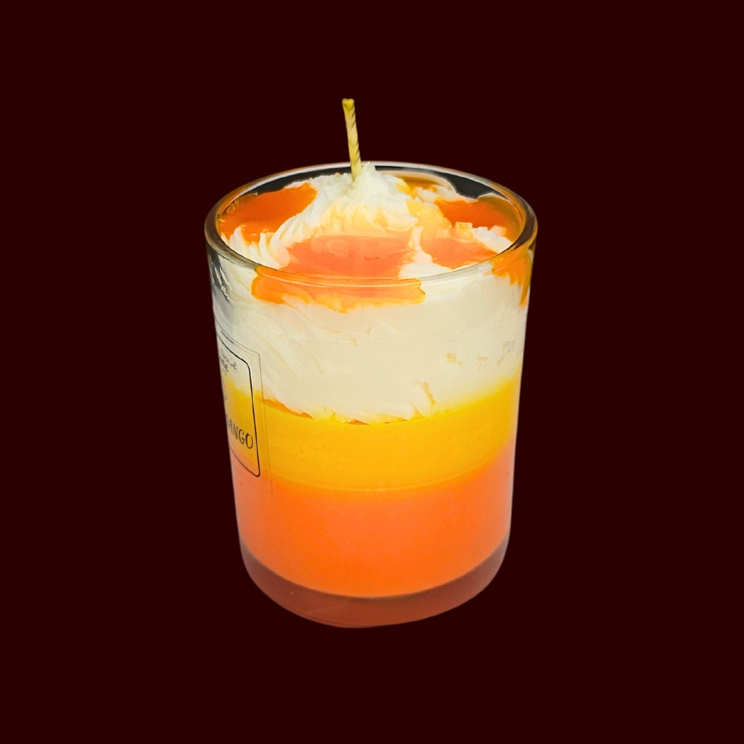 🥭SWEET MANGO💛 Lumânare parfumată decorativă, ceară naturală handmade