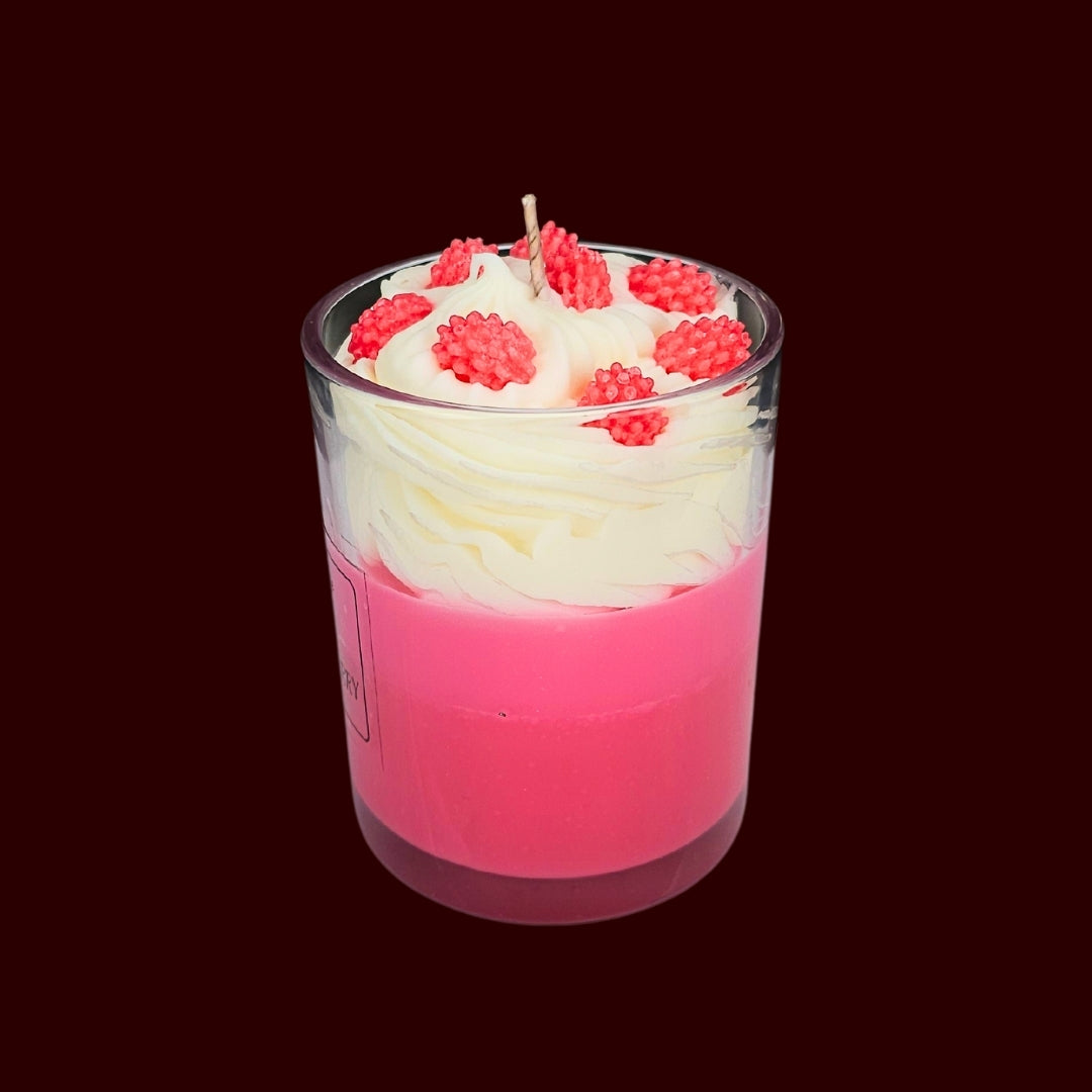 🍓SWEET BERRY❤️ Lumânare parfumată decorativă, ceară naturală handmade