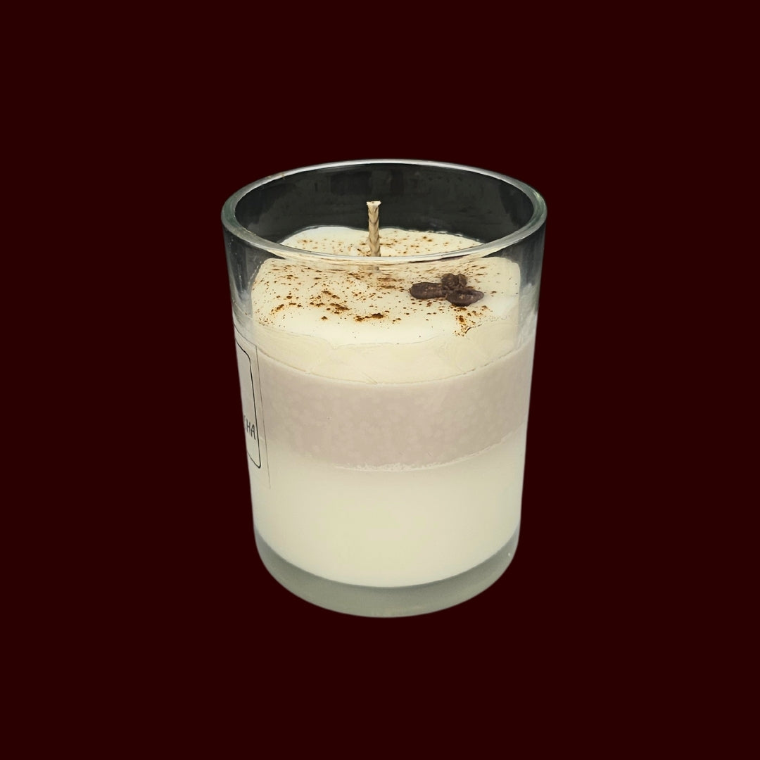 ☕COFFEE MOCHA🍪 Lumânare parfumată decorativă, ceară naturală handmade