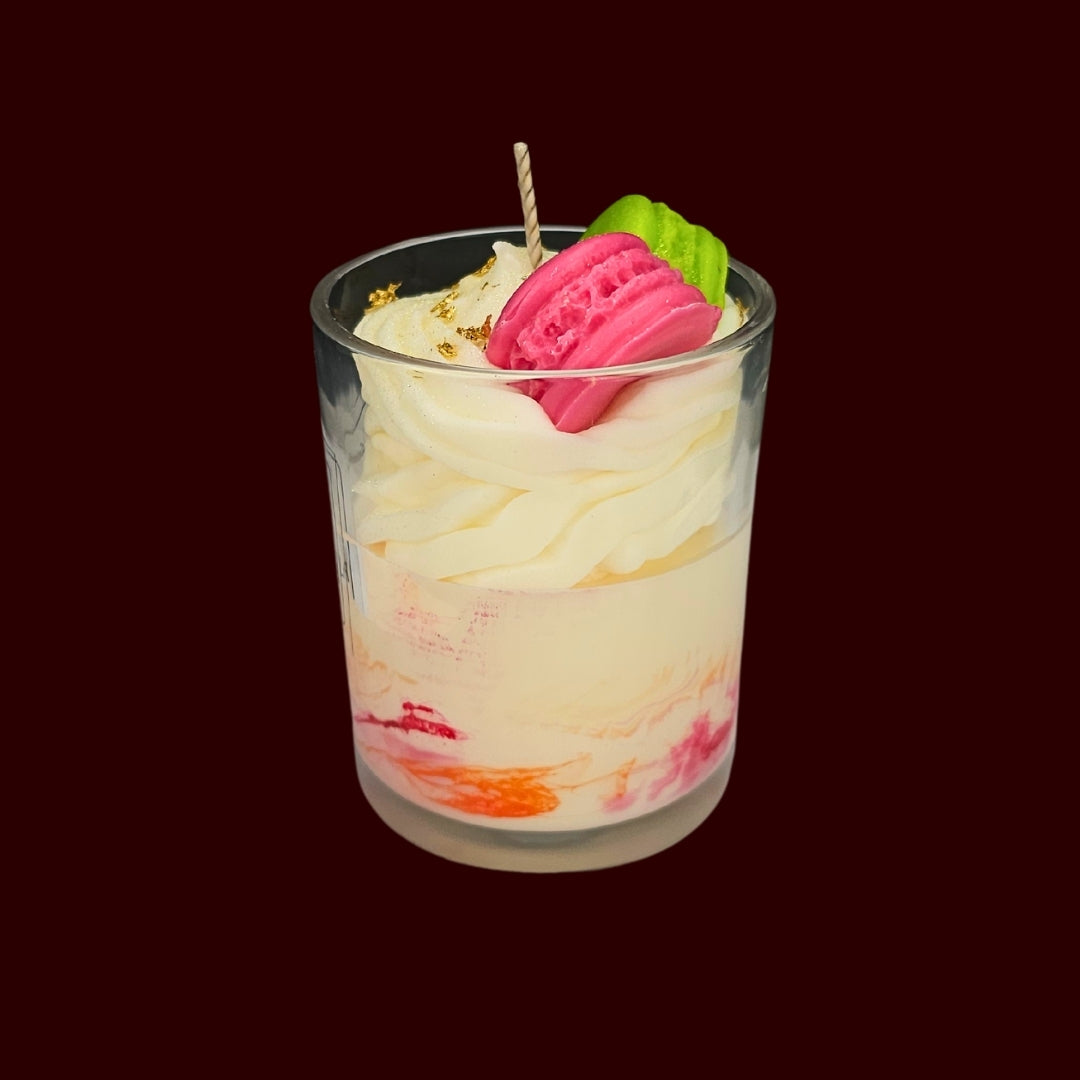 🍦SWEET VANILLA🍡 Lumânare parfumată decorativă, ceară naturală handmade