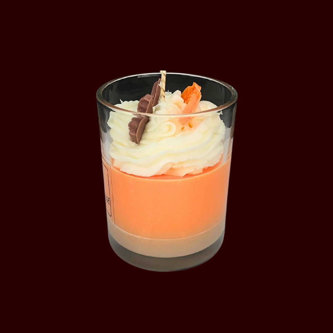 🍊SWEET ORANGE🍰 Lumânare parfumată decorativă, ceară naturală handmade