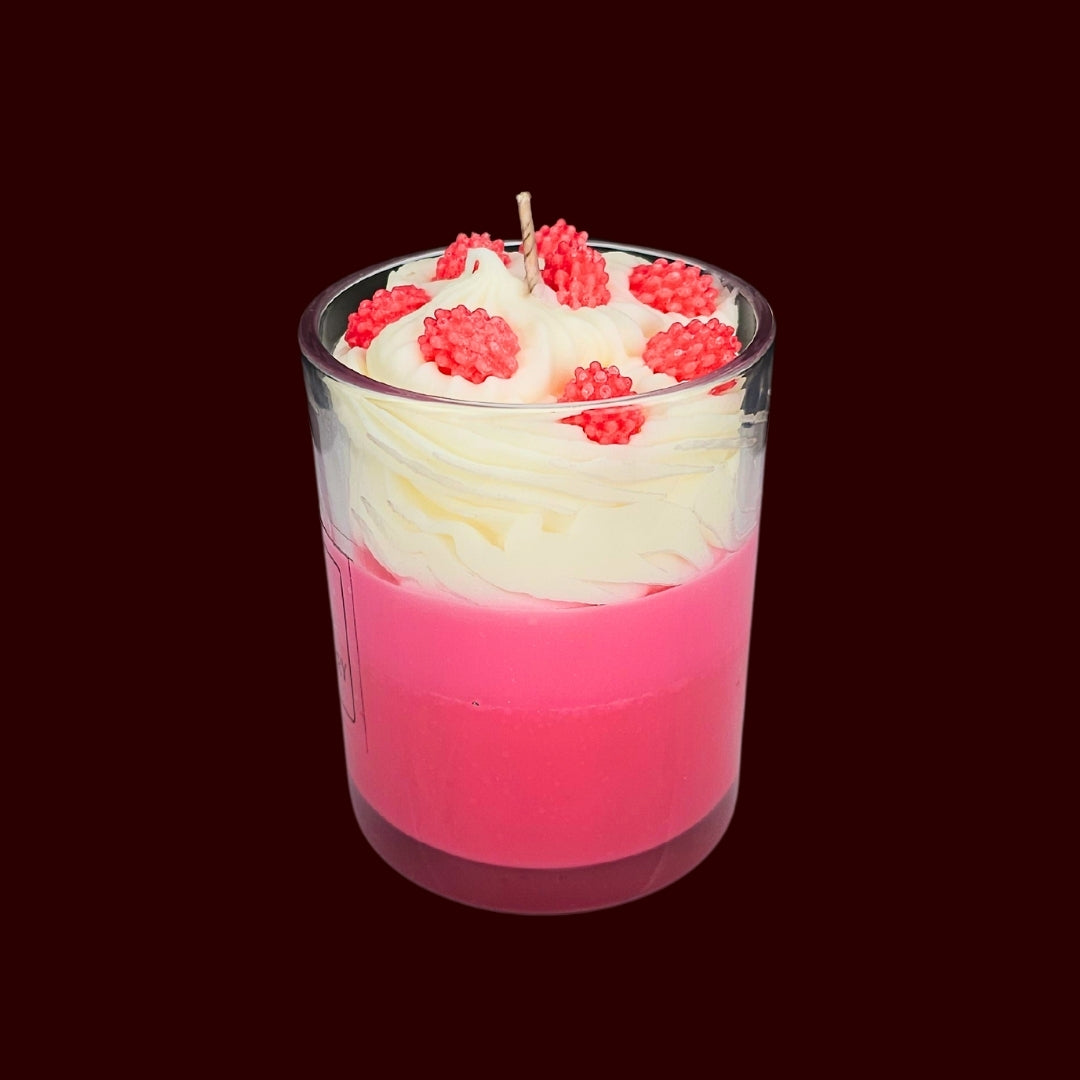 🍓SWEET BERRY❤️ Lumânare parfumată decorativă, ceară naturală handmade
