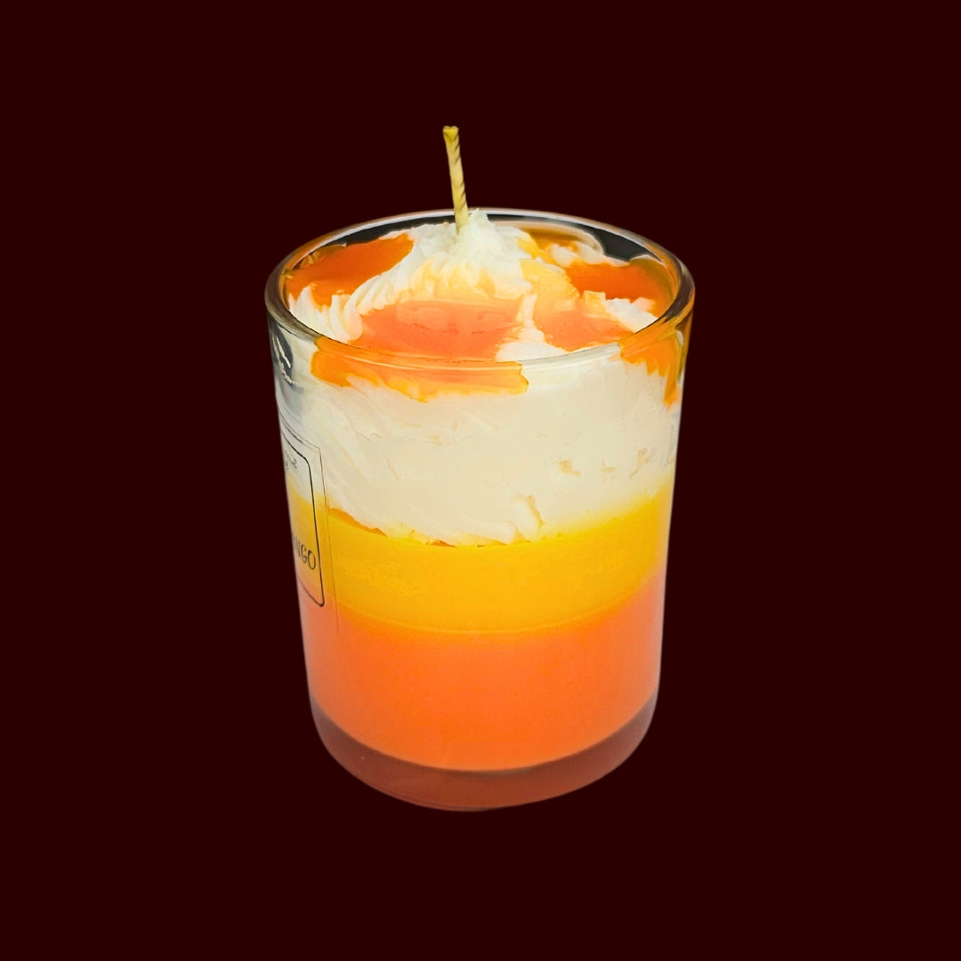 🥭SWEET MANGO💛 Lumânare parfumată decorativă, ceară naturală handmade