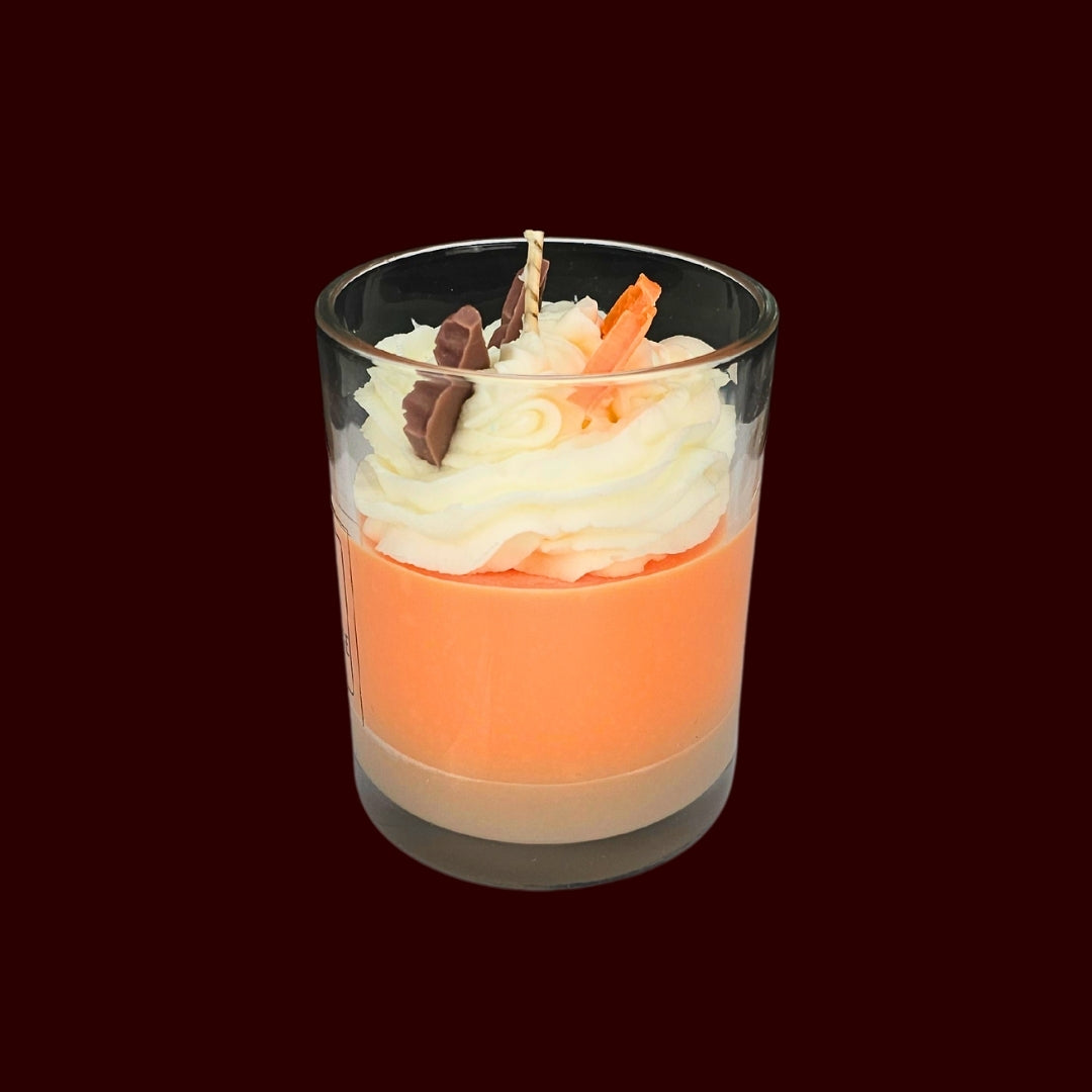 🍊SWEET ORANGE🍰 Lumânare parfumată decorativă, ceară naturală handmade
