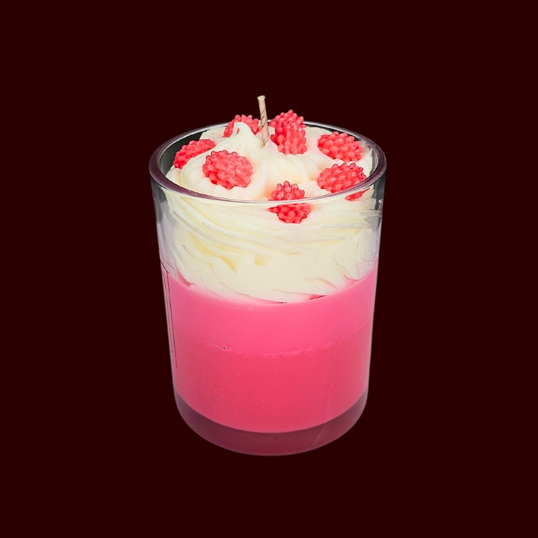 🍓SWEET BERRY❤️ Lumânare parfumată decorativă, ceară naturală handmade