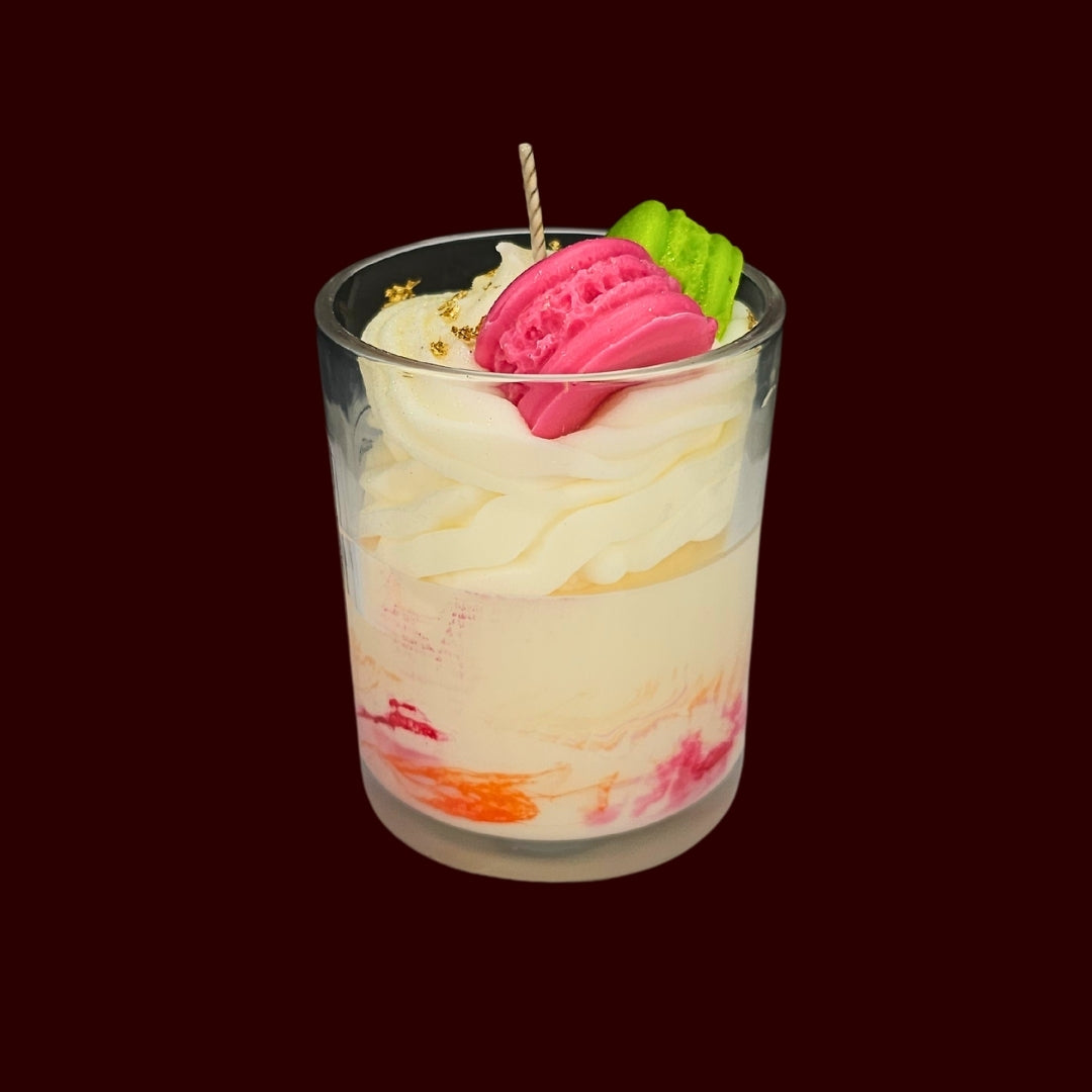 🍦SWEET VANILLA🍡 Lumânare parfumată decorativă, ceară naturală handmade