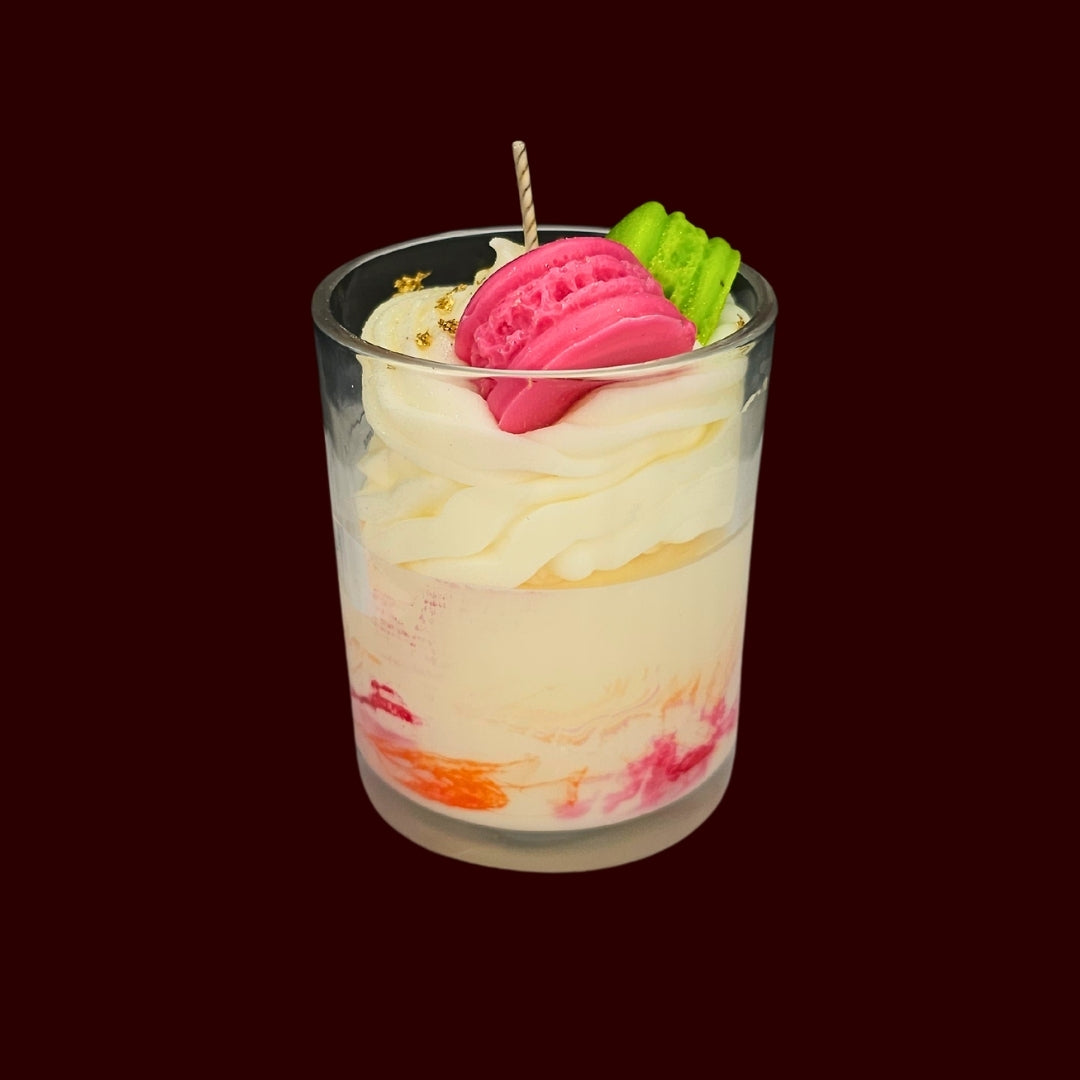🍦SWEET VANILLA🍡 Lumânare parfumată decorativă, ceară naturală handmade