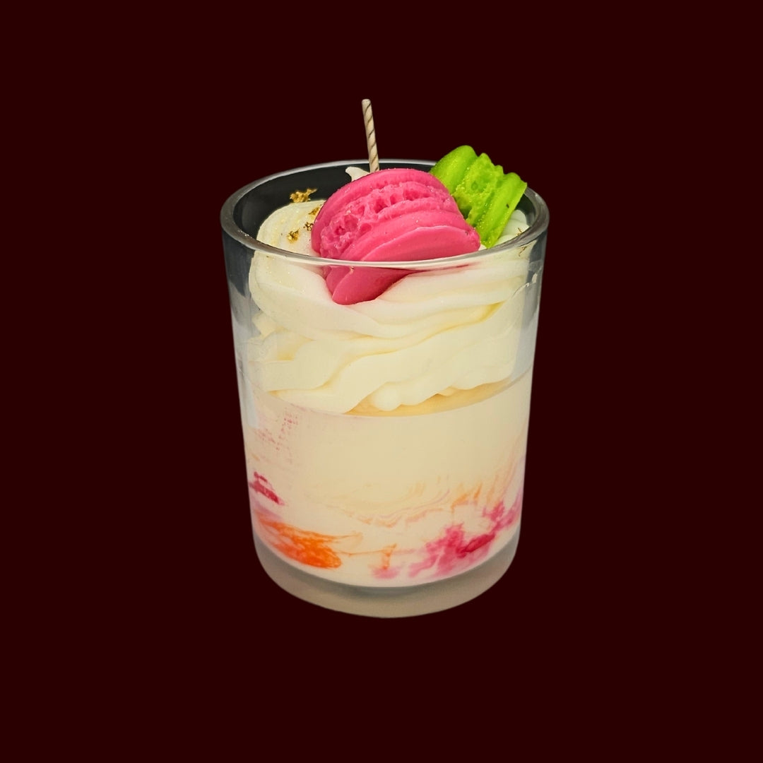 🍦SWEET VANILLA🍡 Lumânare parfumată decorativă, ceară naturală handmade