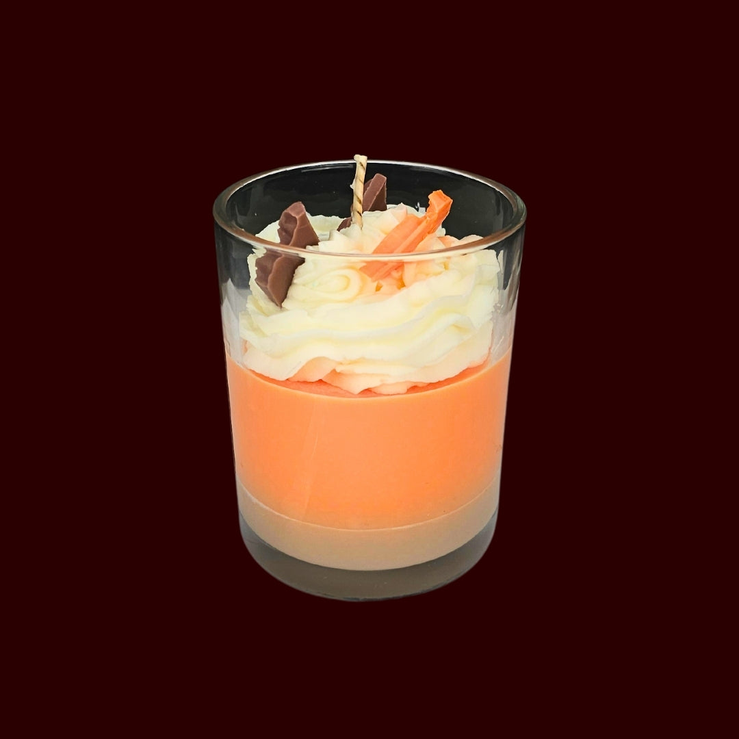 🍊SWEET ORANGE🍰 Lumânare parfumată decorativă, ceară naturală handmade