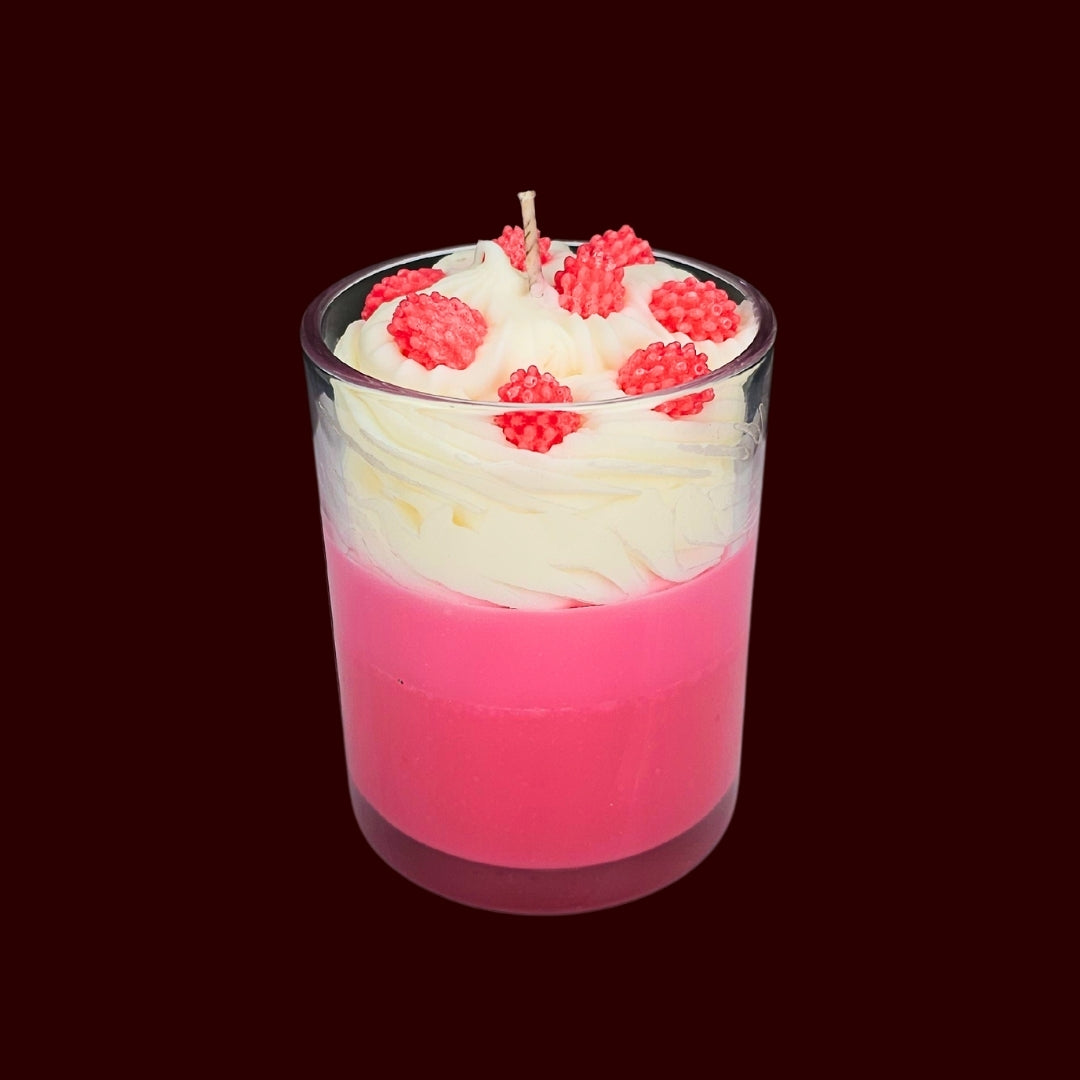 🍓SWEET BERRY❤️ Lumânare parfumată decorativă, ceară naturală handmade
