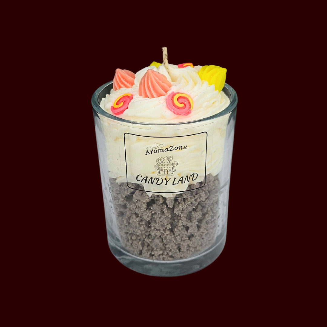 🍭CANDY LAND🍬 Lumânare parfumată decorativă, ceară naturală handmade