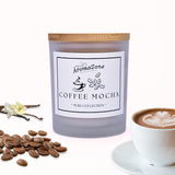 ☕COFFEE MOCHA🍪 Lumânare parfumată decorativă, ceară naturală handmade - Cafea, Caramel, Vanilie