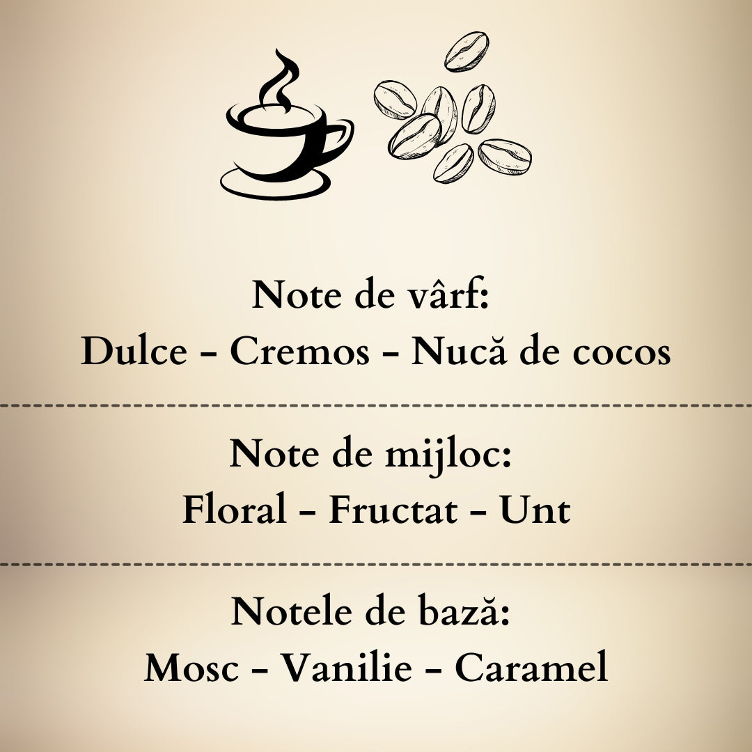 ☕COFFEE MOCHA🍪 Lumânare parfumată decorativă, ceară naturală handmade - Cafea, Caramel, Vanilie