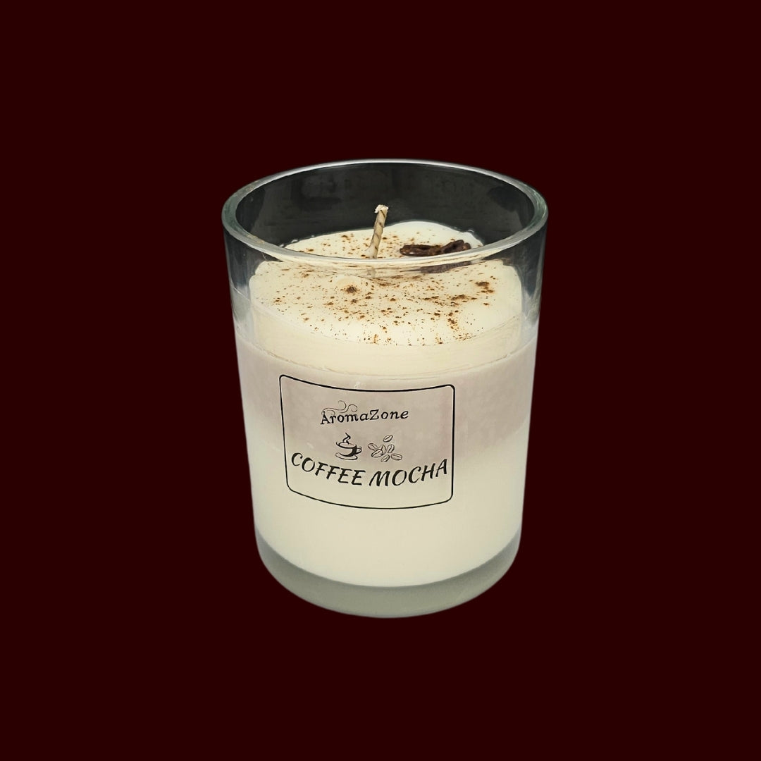 ☕COFFEE MOCHA🍪 Lumânare parfumată decorativă, ceară naturală handmade