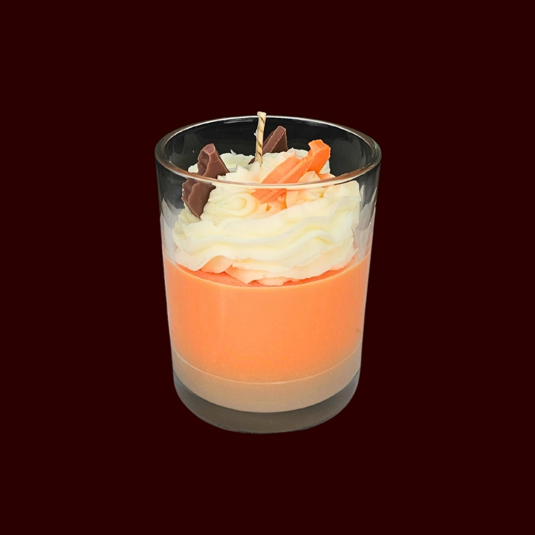 🍊SWEET ORANGE🍰 Lumânare parfumată decorativă, ceară naturală handmade