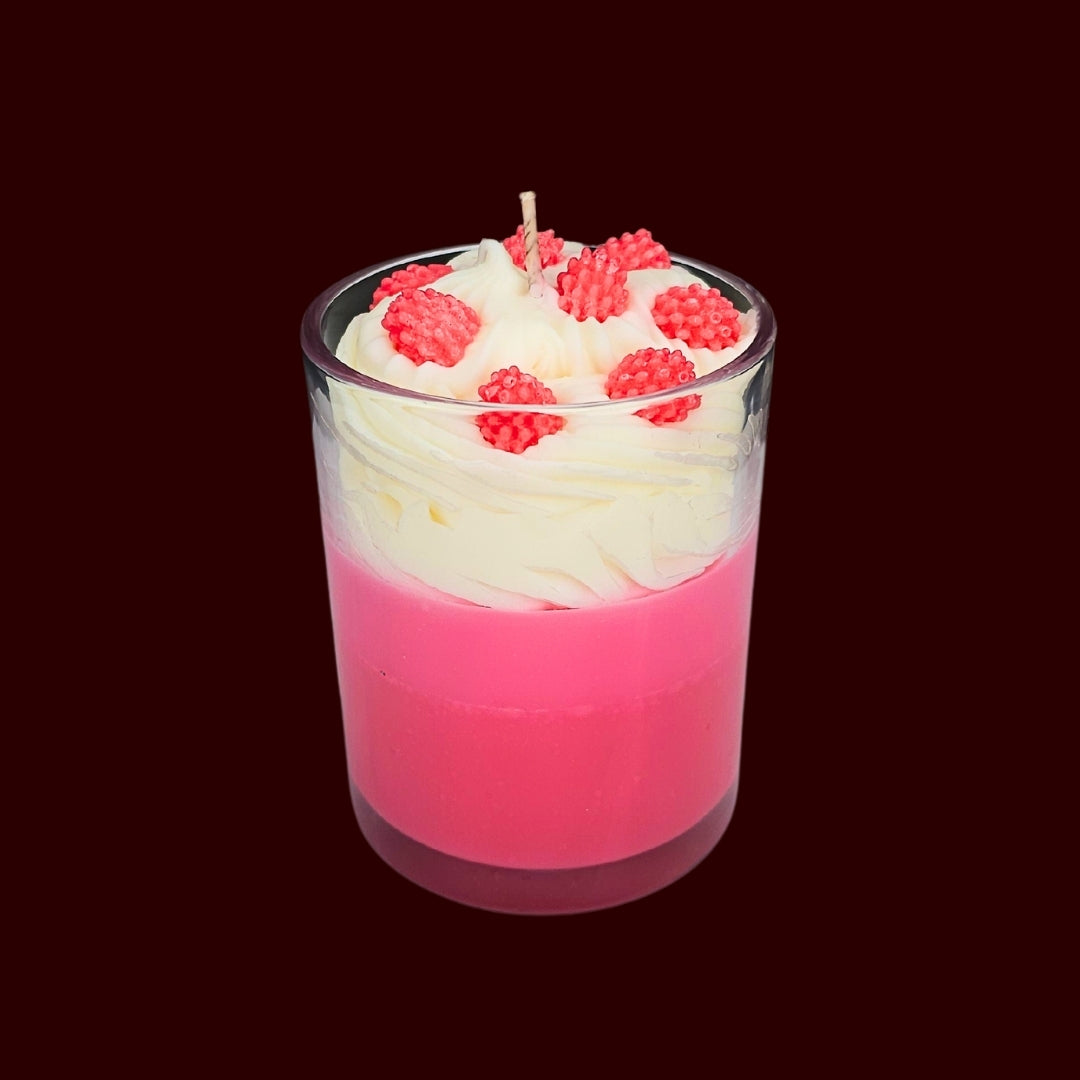 🍓SWEET BERRY❤️ Lumânare parfumată decorativă, ceară naturală handmade