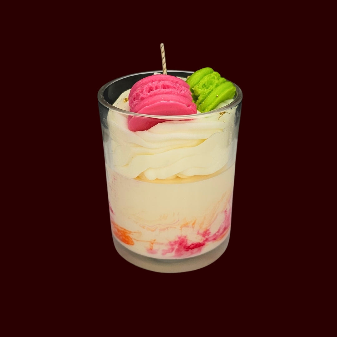 🍦SWEET VANILLA🍡 Lumânare parfumată decorativă, ceară naturală handmade