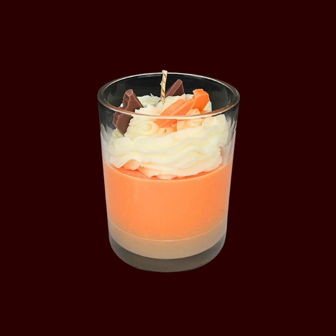 🍊SWEET ORANGE🍰 Lumânare parfumată decorativă, ceară naturală handmade