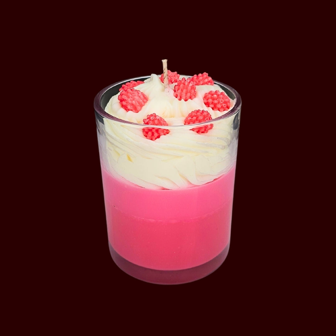 🍓SWEET BERRY❤️ Lumânare parfumată decorativă, ceară naturală handmade