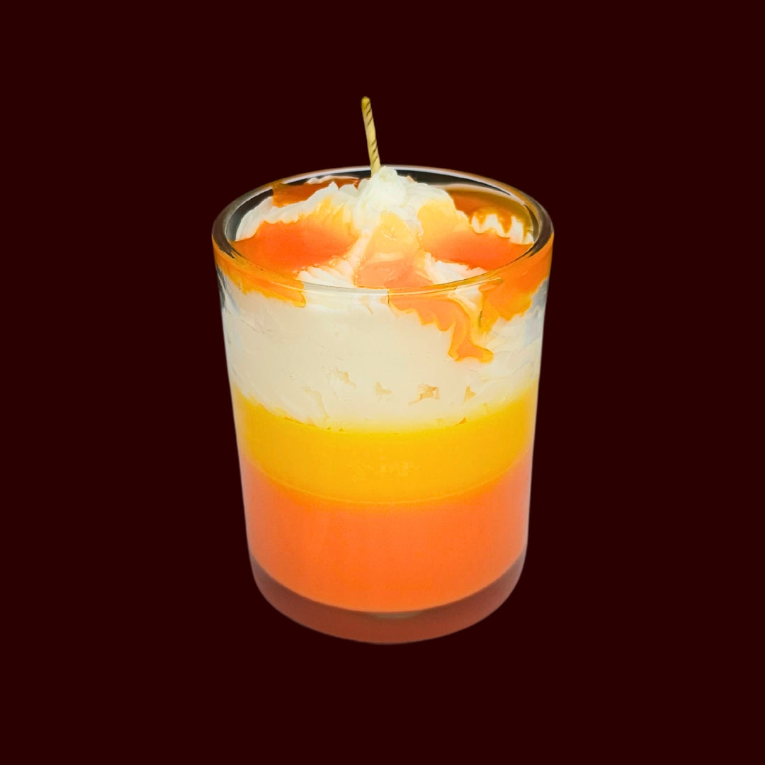 🥭SWEET MANGO💛 Lumânare parfumată decorativă, ceară naturală handmade