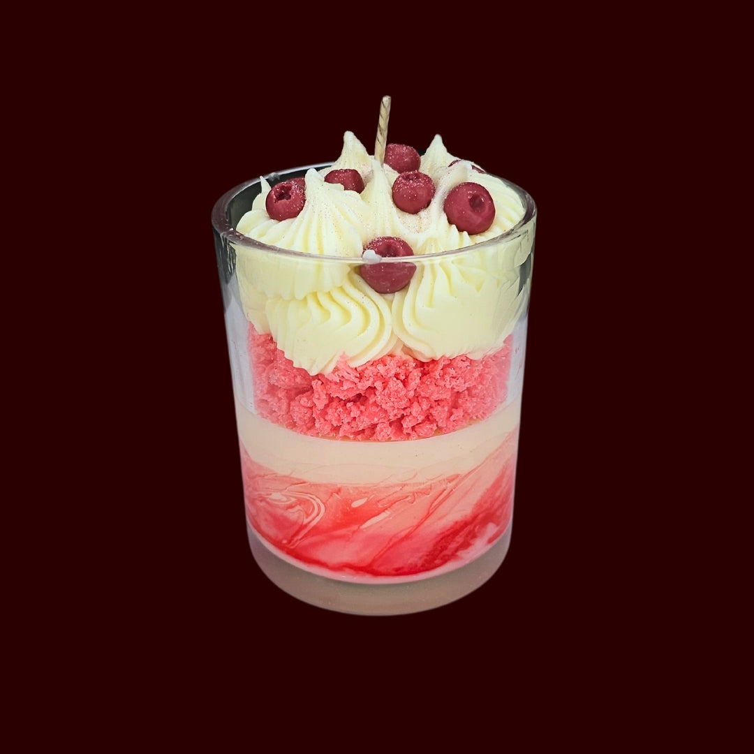 🍅CRANBERRY TART🍰 Lumânare parfumată decorativă, ceară naturală handmade