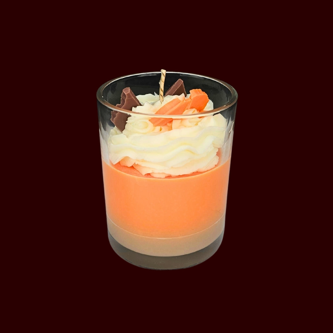 🍊SWEET ORANGE🍰 Lumânare parfumată decorativă, ceară naturală handmade