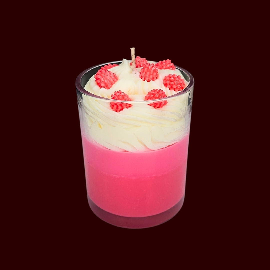 🍓SWEET BERRY❤️ Lumânare parfumată decorativă, ceară naturală handmade