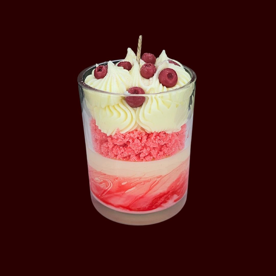 🍅CRANBERRY TART🍰 Lumânare parfumată decorativă, ceară naturală handmade