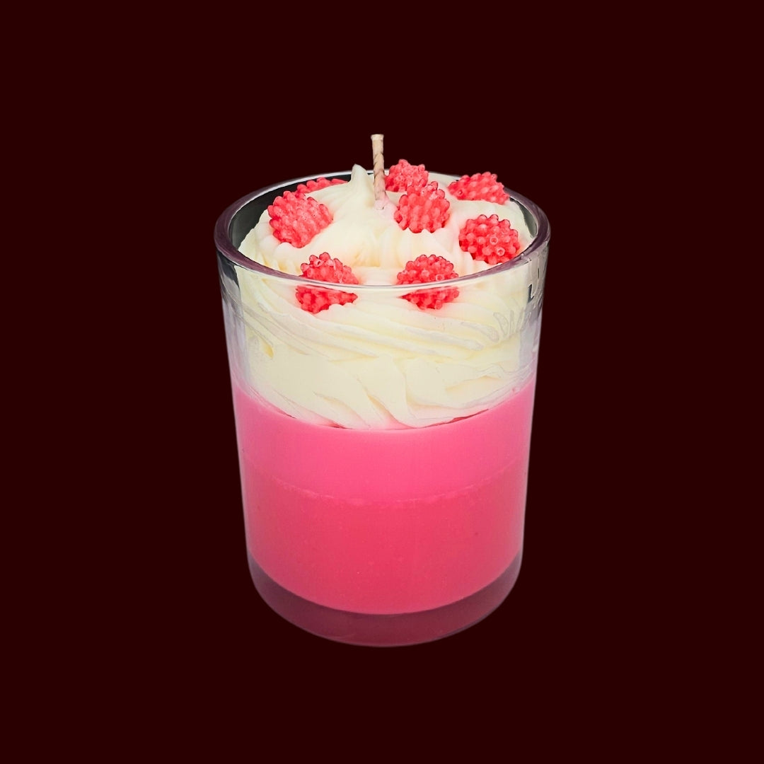 🍓SWEET BERRY❤️ Lumânare parfumată decorativă, ceară naturală handmade