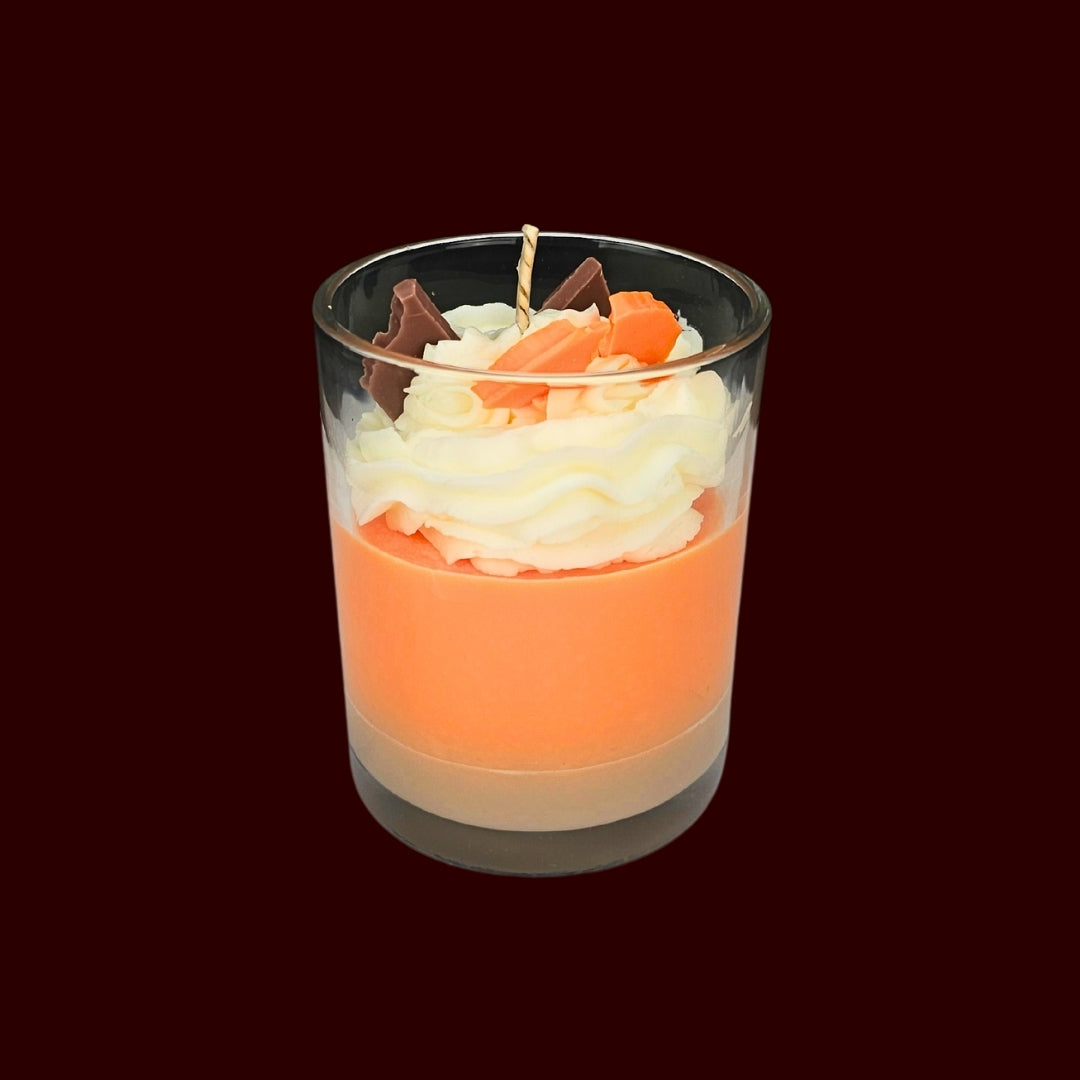 🍊SWEET ORANGE🍰 Lumânare parfumată decorativă, ceară naturală handmade