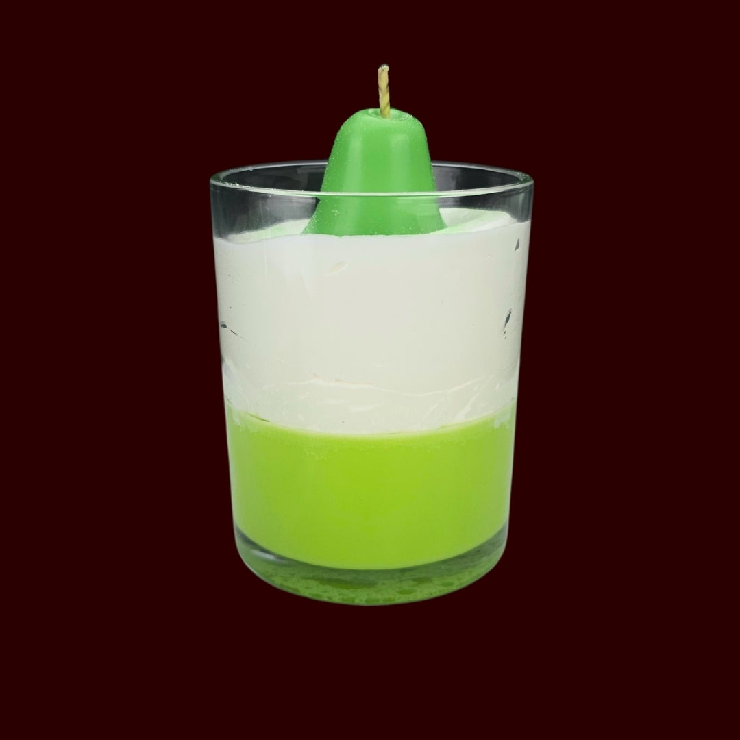 🍐JUICY PEAR🌼 Lumânare parfumată decorativă, ceară naturală handmade