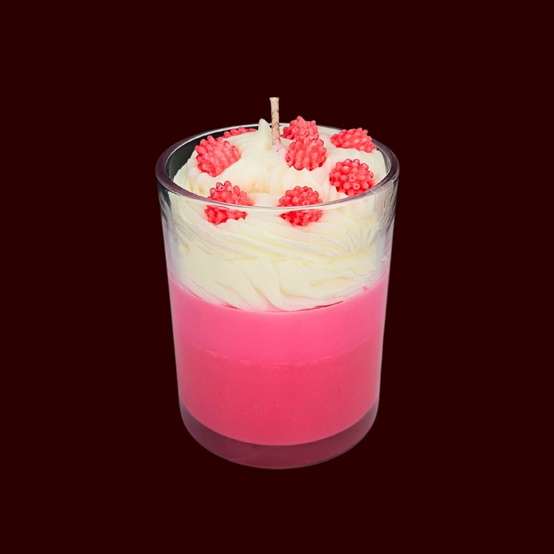 🍓SWEET BERRY❤️ Lumânare parfumată decorativă, ceară naturală handmade