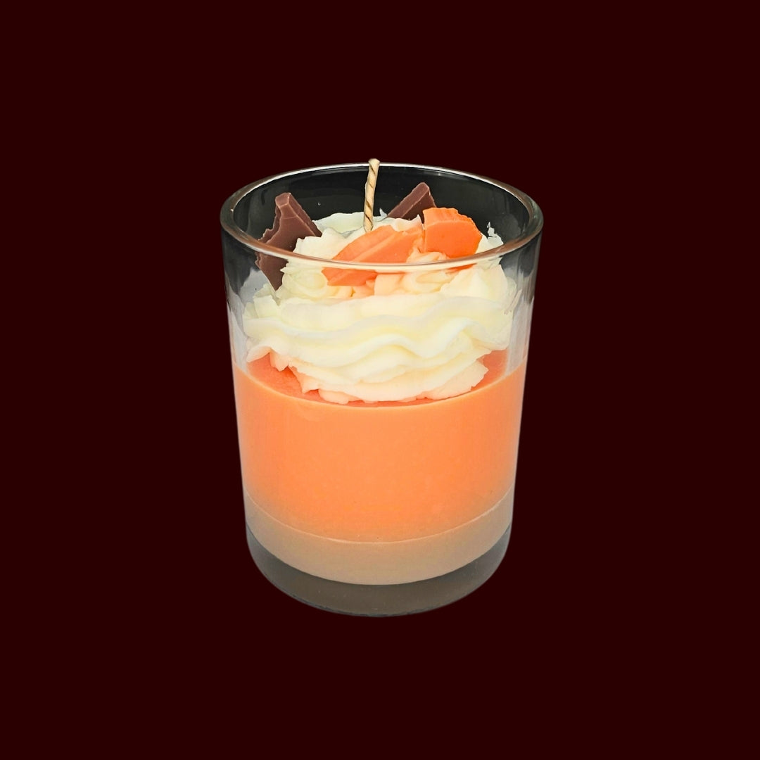 🍊SWEET ORANGE🍰 Lumânare parfumată decorativă, ceară naturală handmade