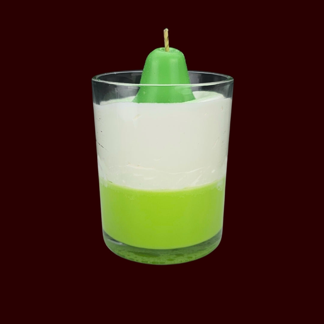🍐JUICY PEAR🌼 Lumânare parfumată decorativă, ceară naturală handmade