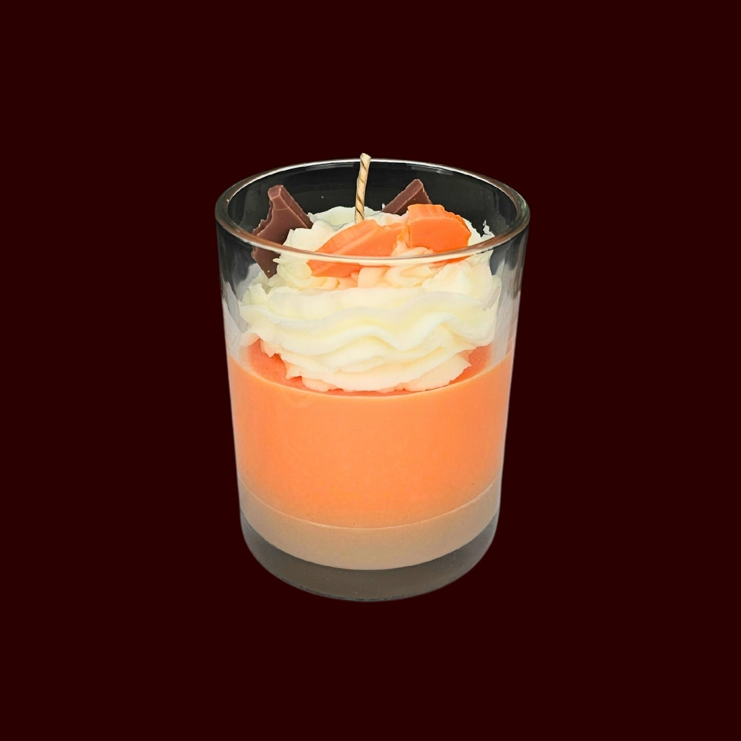 🍊SWEET ORANGE🍰 Lumânare parfumată decorativă, ceară naturală handmade