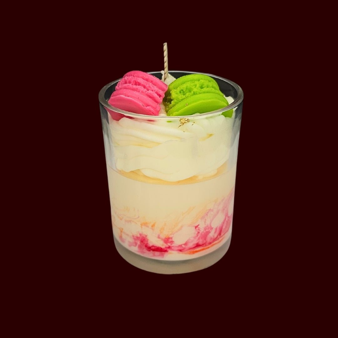 🍦SWEET VANILLA🍡 Lumânare parfumată decorativă, ceară naturală handmade