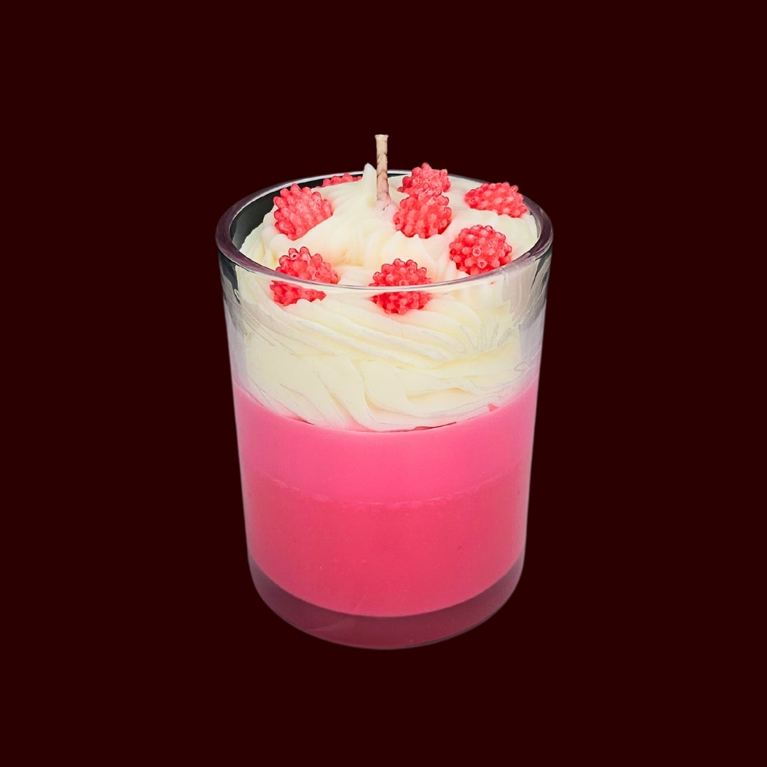 🍓SWEET BERRY❤️ Lumânare parfumată decorativă, ceară naturală handmade