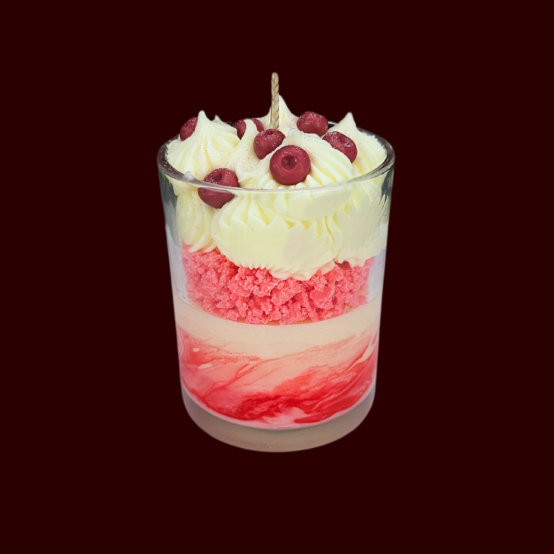 🍅CRANBERRY TART🍰 Lumânare parfumată decorativă, ceară naturală handmade