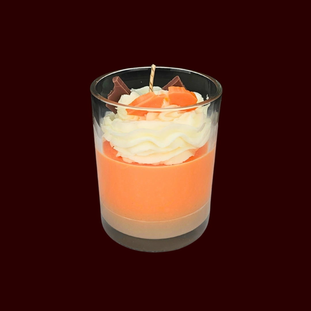 🍊SWEET ORANGE🍰 Lumânare parfumată decorativă, ceară naturală handmade